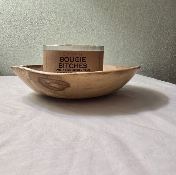 🪵Handmade Large Wooden Trinket Dish - Picture 9 of 9